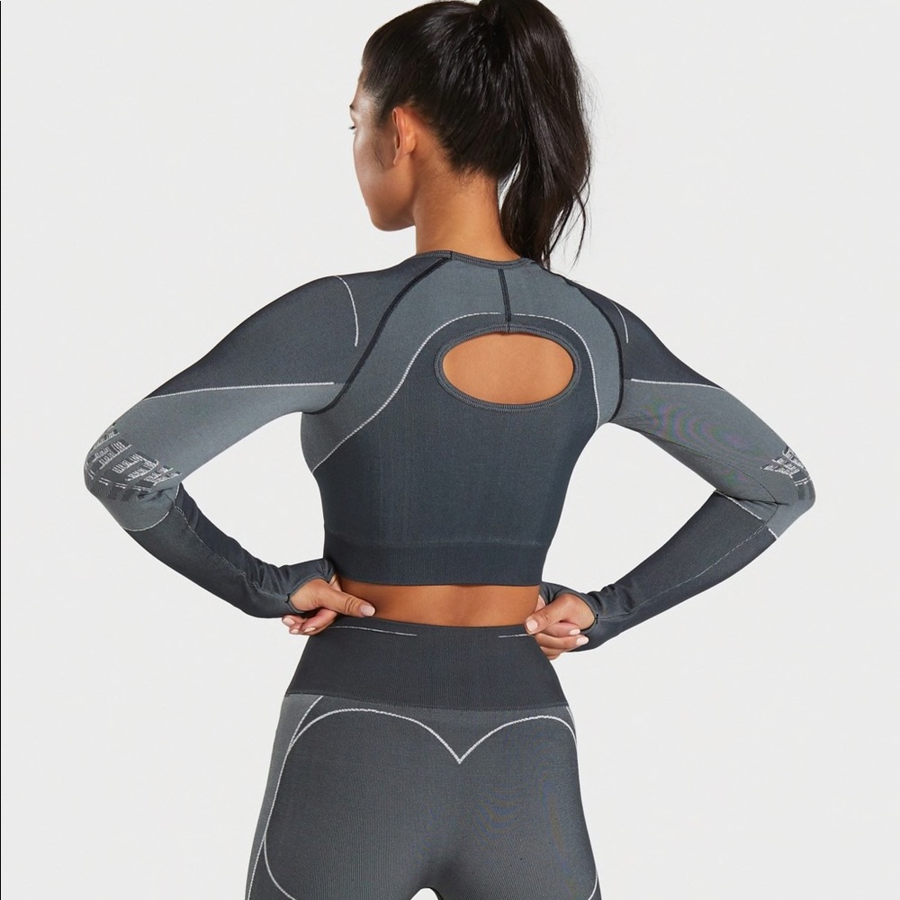 Gymshark Turbo Seamless Long Sleeve Crop Top